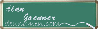 Alan Goenner Visitenkarte